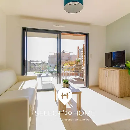 Apartment Select'sohome - Bel Pour 4 Personnes Avec Douche Exterieure, Jardin Et Piscine ! - 180sud-e02 *