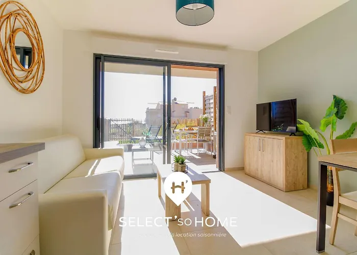 Apartment Select'sohome - Bel Pour 4 Personnes Avec Douche Exterieure, Jardin Et Piscine ! - 180sud-e02 *