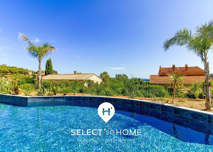 Apartment Select'sohome - Bel Pour 4 Personnes Avec Douche Exterieure, Jardin Et Piscine ! - 180sud-e02 Le Lavandou