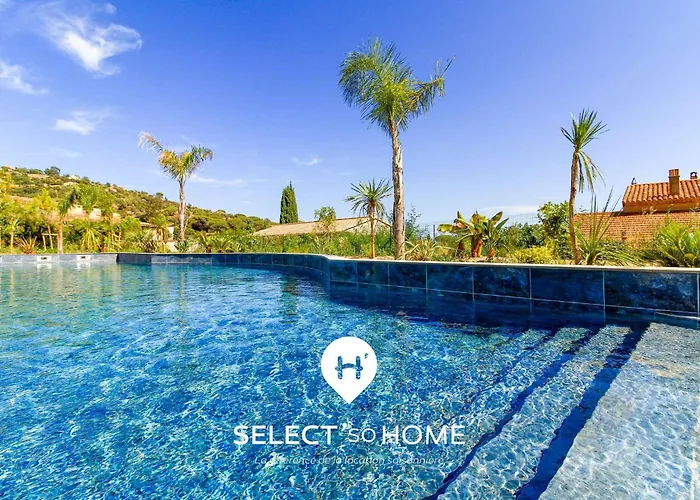 Select'sohome - Bel Pour 4 Personnes Avec Douche Exterieure, Jardin Et Piscine ! - 180sud-e02 *